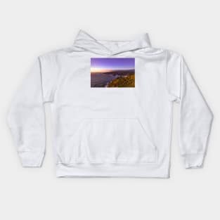 Aerial view of Trinidad State Beach Kids Hoodie